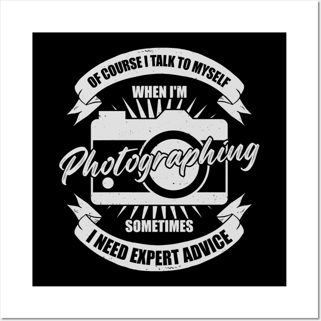 Funny Photography Camera Photographer Gift Wall Art by Dolde08